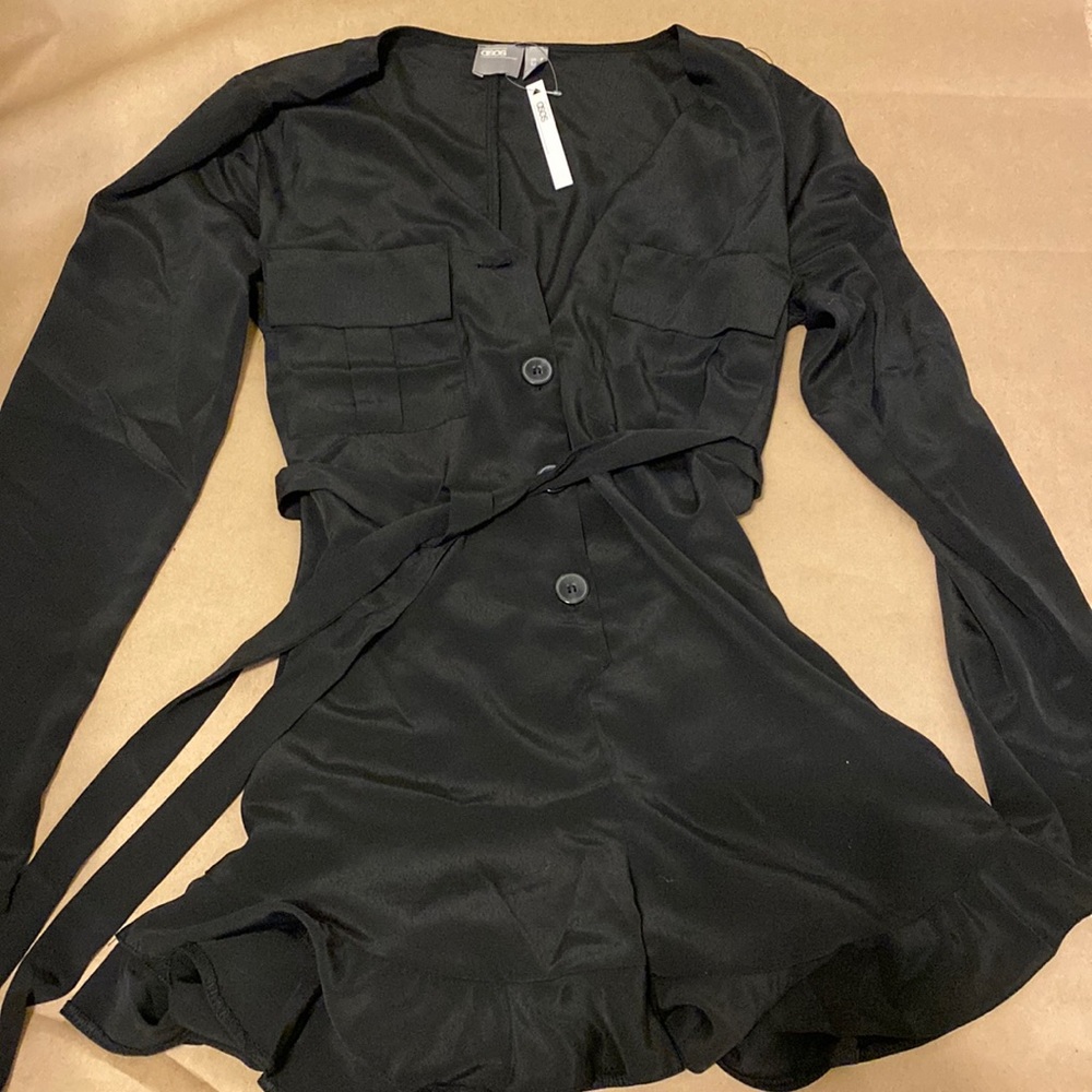 Womens ASOS Long Sleeve Romper